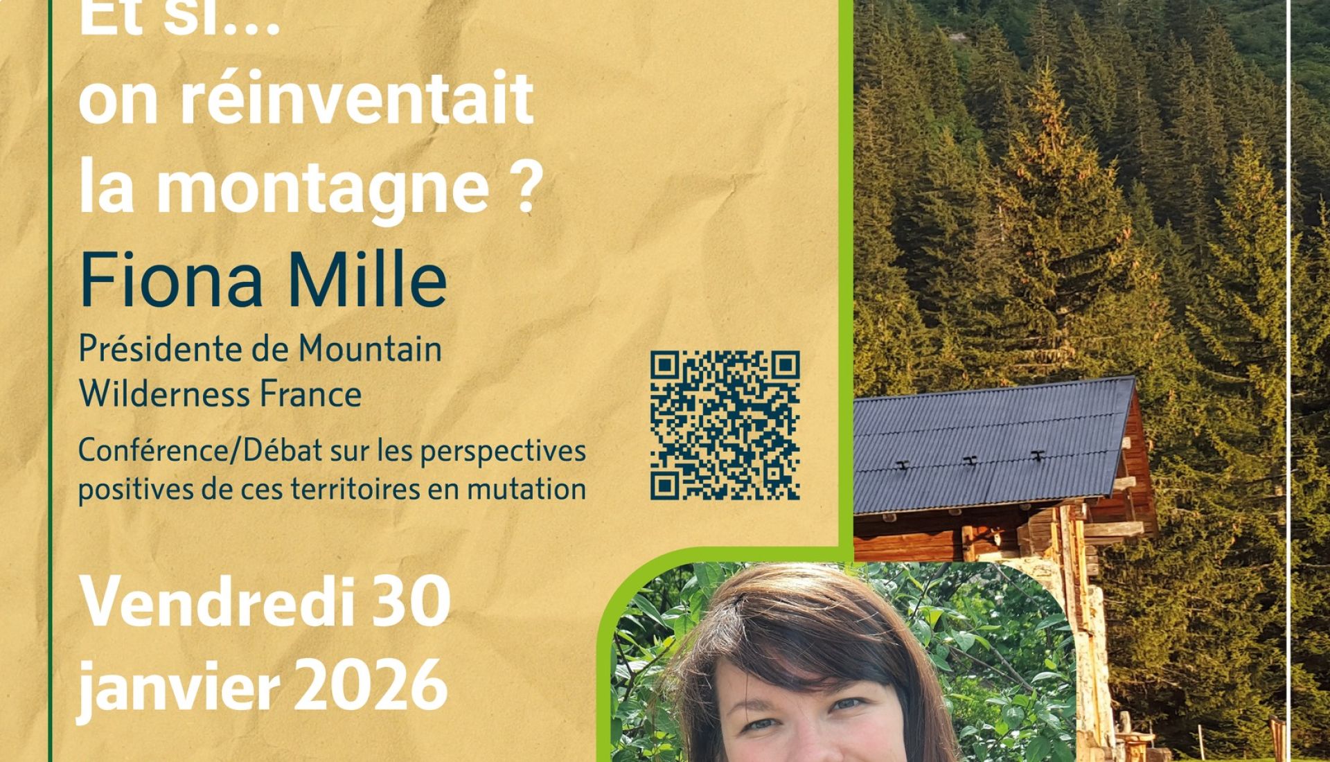 Les rencontres culturelles -conférence - débat avec Fiona MILLE