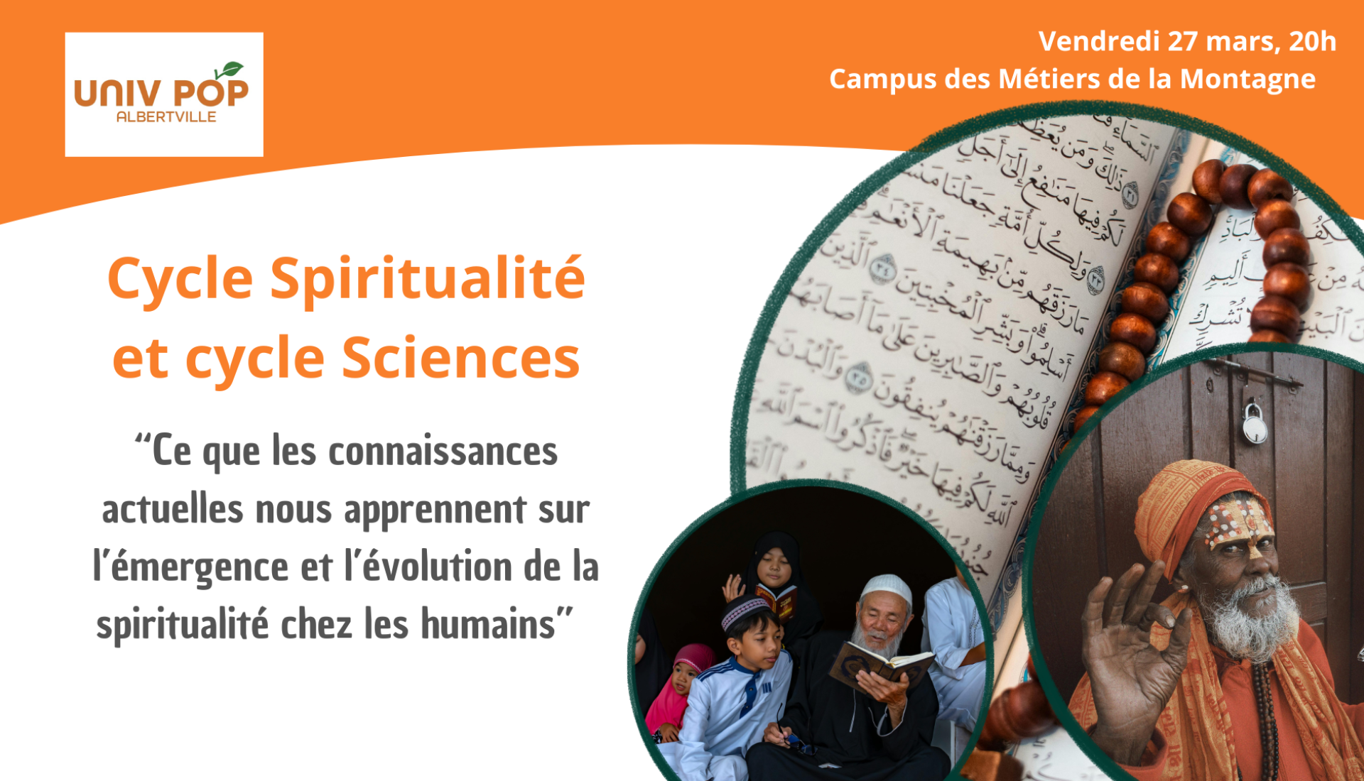 « Ce que les connaissances actuelles nous apprennent sur l’émergence et l’évolution de la spiritualité chez les humains »