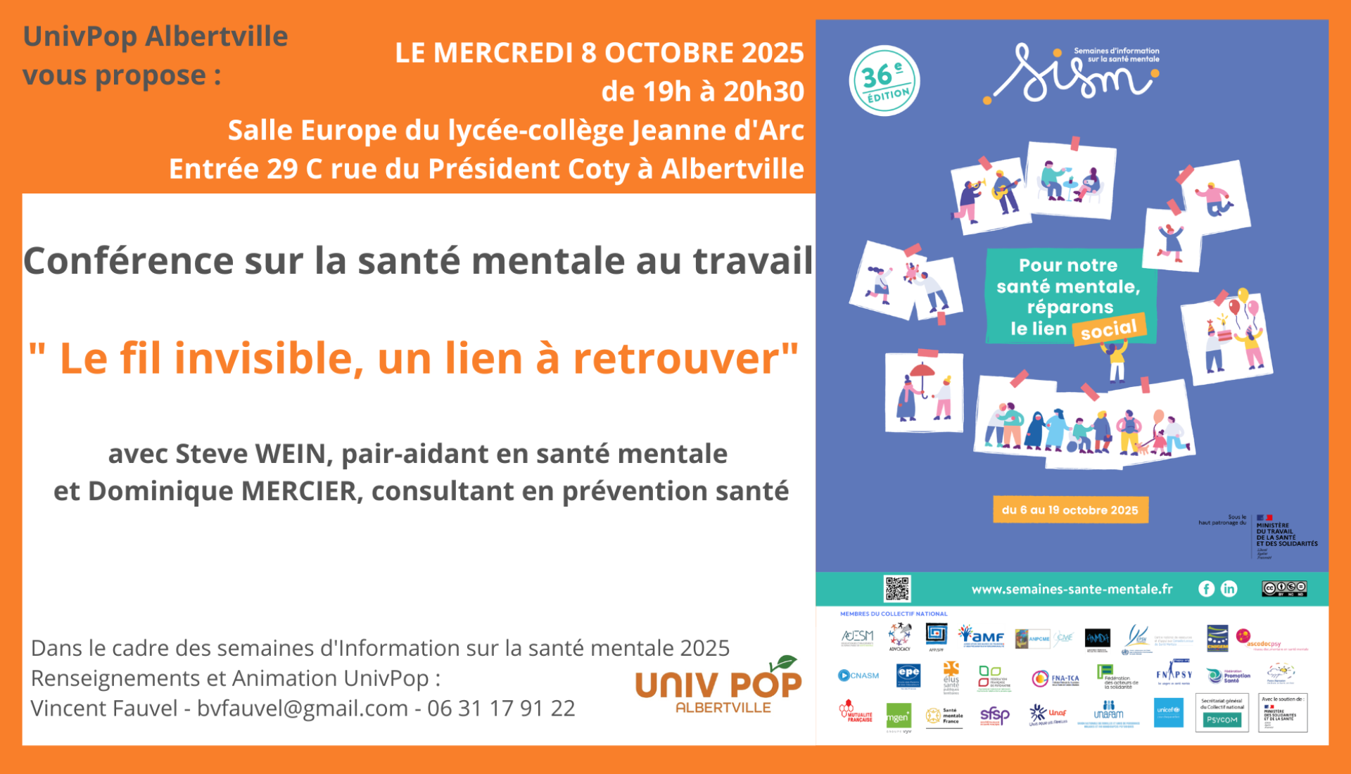 Conférence sur la santé mentale au travail 