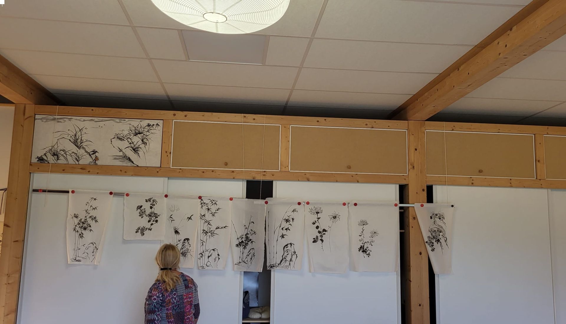 Peinture sumi-e et Tai Chi Chuan au Dojo de la Charrette